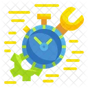 Time Management Fast Quick Icon