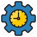 Time Management Setting Gear Icon