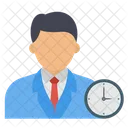 Time Management Business Management Employee Icon