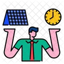 Time Management Management Manager Icon