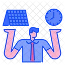 Time Management Management Manager Icon