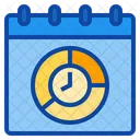 Time Management Work Schedule Clock Calendar Date Icon