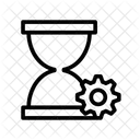 Hourglass Deadline Setting Icon