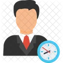 Time Management Business Businessman Icon