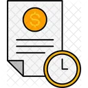 Time Management Schedule Clock Icon