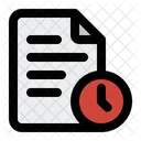 Time Management Business File Icon