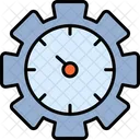 Time Management Configuration Efficiency Icon