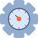 Time Management Configuration Efficiency Icon