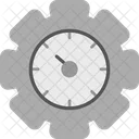 Time Management Configuration Efficiency Icon