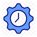 Clock Employee Time Icon