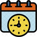 Time Management Booking Appointment Icon