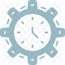 Time Management Clock Schedule Icon