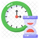 Time Management Hourglass Icon