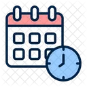 Time Management Calendar Icon