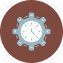 Time Management Clock Schedule Icon