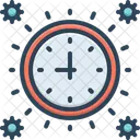 Time Management Clock Timer Icon