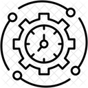 Time Management Time Distribution Time Scheduling Icon