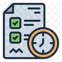 Time Management Efficiency Planning Icon