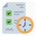 Time Management Efficiency Planning Icon