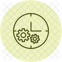 Time Management Pentaglow Icon Icon