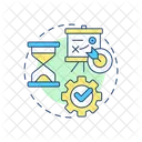 Time Management Workflow Project Workflow Icon