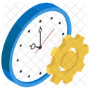 Time Management Time Configuration Time Setting Icône