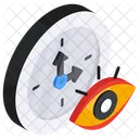 Time Monitoring Time Inspection Time Visualization Icon