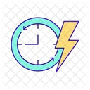 Time Of Electric Network Load Reduction Icon