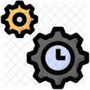 Seo Time Gears Icon