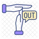 Time Out Hand Icon