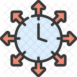 Time Outsource  Icon