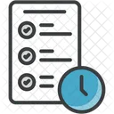 Time Plan Time Management Schedule Icon