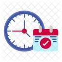 Time Management Business Schedule Icon