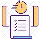 Time Saving Contract  Icon