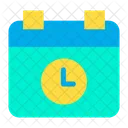 Calendar Time Meeting Time Icon
