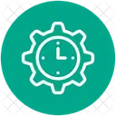 Time Clock Working Icon