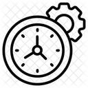 Time Clock Settings Icon