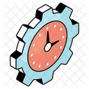 Time Setting Time Development Time Management Icon