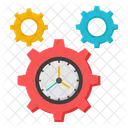 Time Setting Time Management Time Development Icon