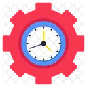 Time Setting Time Management Time Development Icon