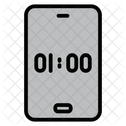 Time Smartphone  Icon