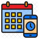 Time Table Mobile Date Icon
