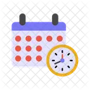Time Table Schedule Calendar Icon