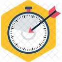 Time Target Clock Icon