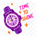 Time To Shine Watch Wristwatch Icon