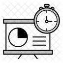 Time Tracking Stopwatch Productivity Icon