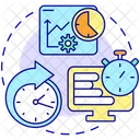 Time tracking tools  Icon