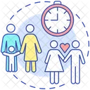 Time Loved Family Icon