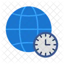 Time Clock World Icon