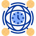 Time Zone World Time Zones Time Difference Icon
